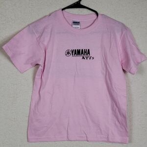 Girls pink Yamaha tshirt size medium